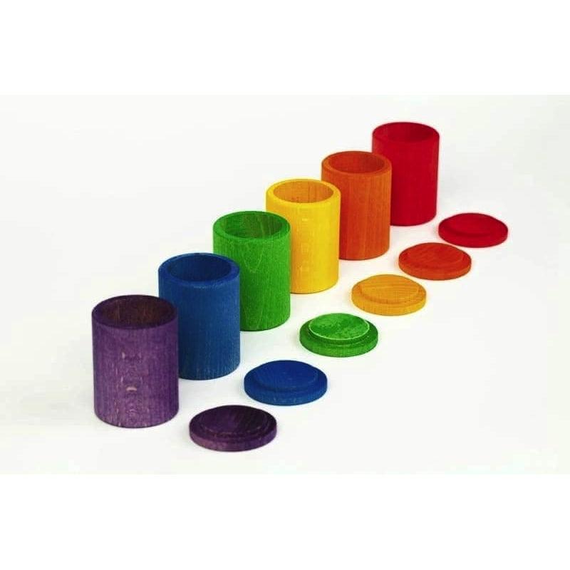 Cubiletes con tapa color de Grapat en Libélula Azul