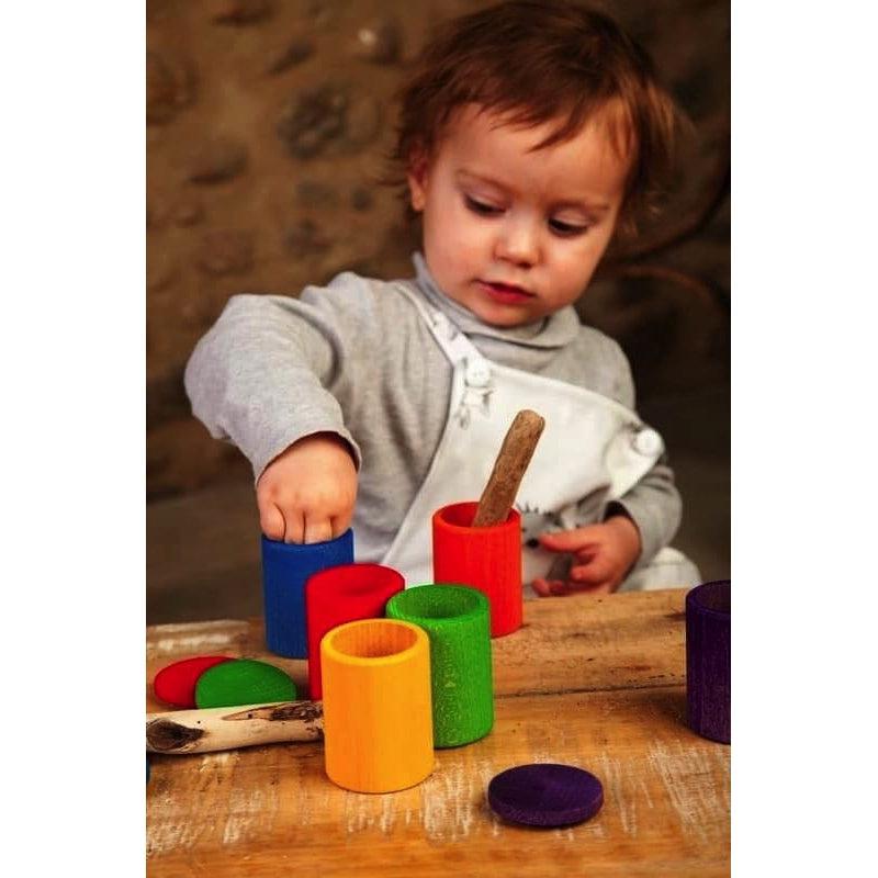 Cubiletes con tapa color de Grapat en Libélula Azul