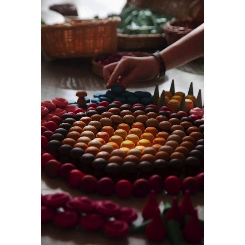 Mandala setas marrones de Grapat en Libélula Azul