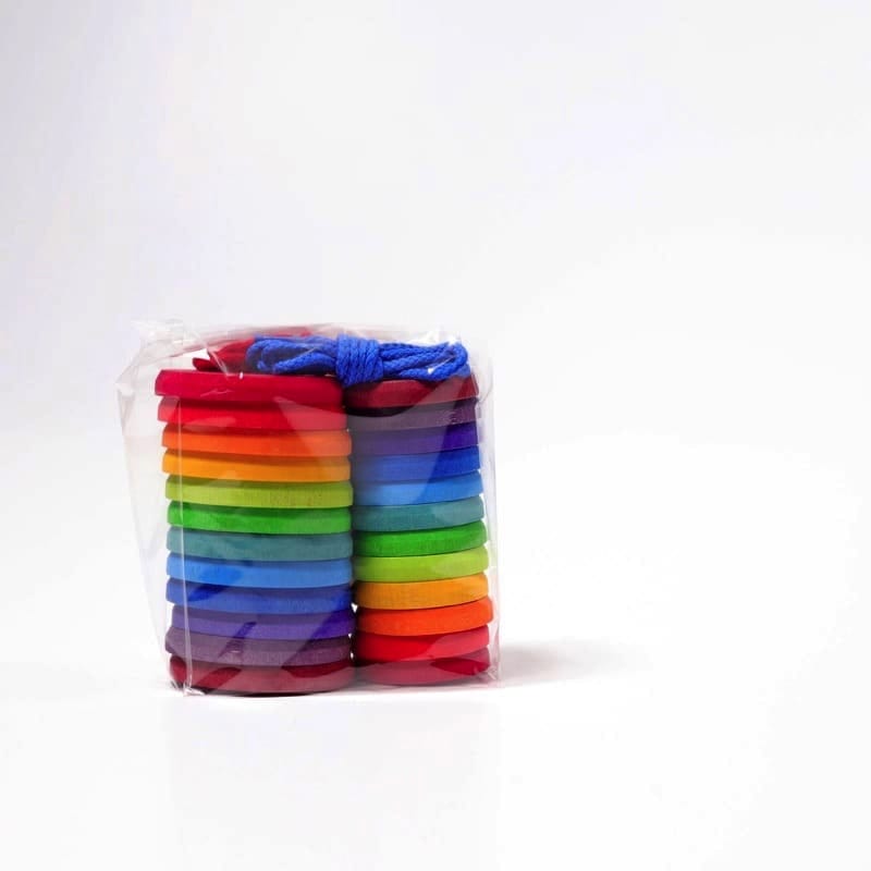 Botones arcoiris grandes de Grimm's en Libélula Azul