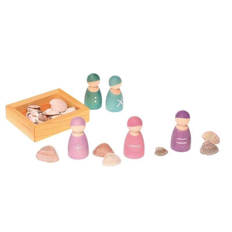 Cinco amigos matemáticos de Grimm's en Libélula Azul