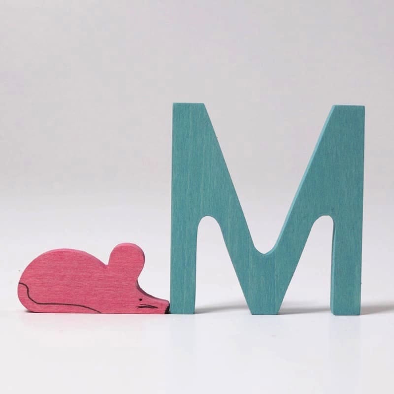 Letra escolar m de Grimm's en Libélula Azul