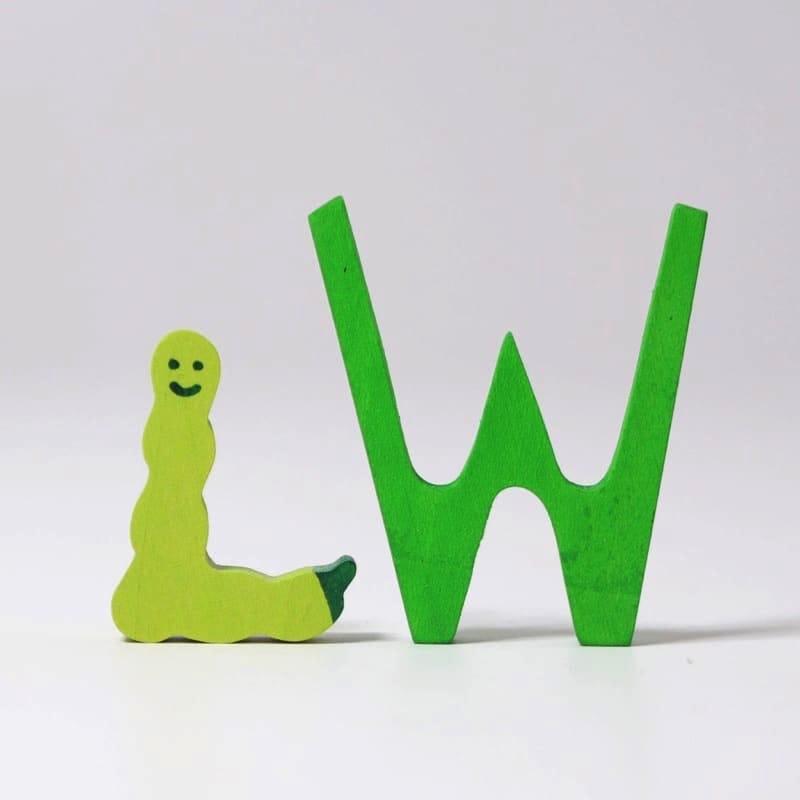 Letra antroposófica w de Grimm's en Libélula Azul