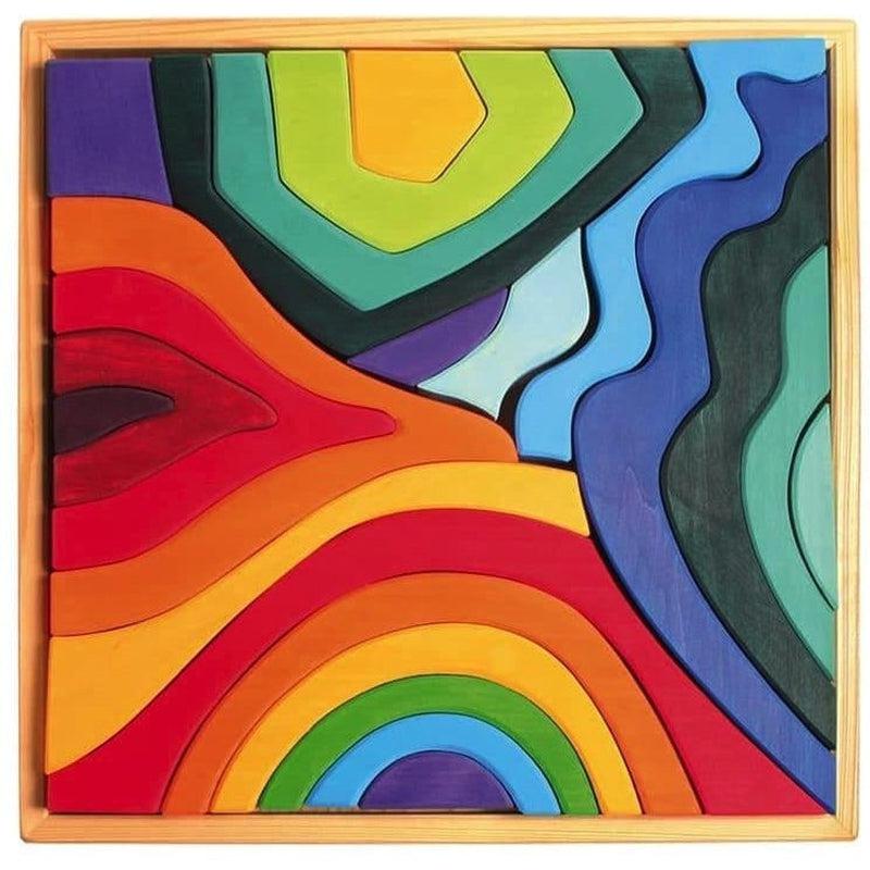 Bloques cuatro elementos grande de Grimm's en Libélula Azul