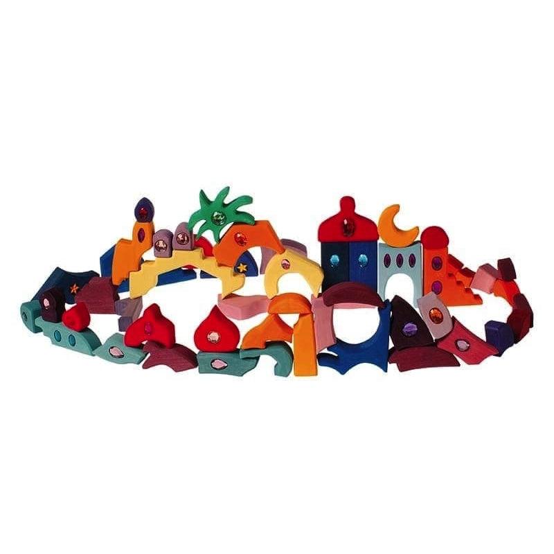 Puzzle mandala oriente con brillantes de Grimm's en Libélula Azul