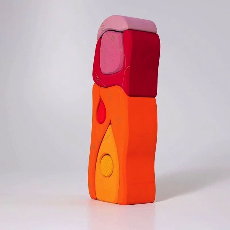 Casa villa de hadas naranja de Grimm's en Libélula Azul