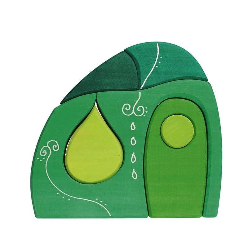 Casa villa de hadas verde de Grimm's en Libélula Azul