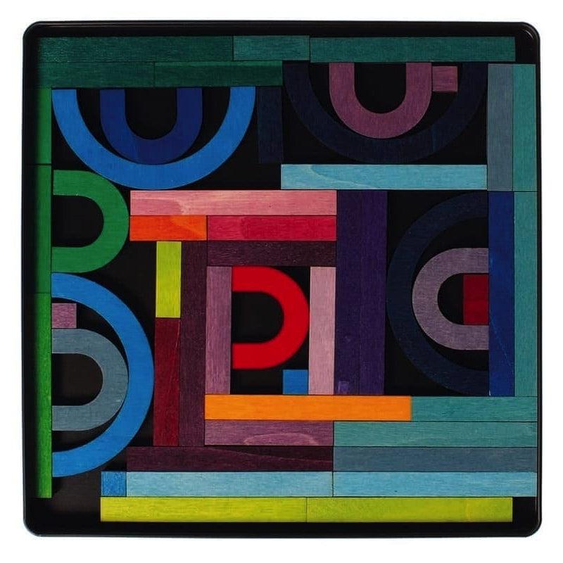 Puzzle magnético formas para letras de Grimm's en Libélula Azul