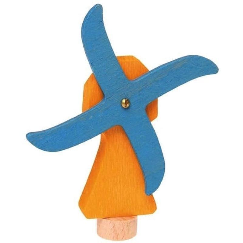 Figura decorativa molino de viento de Grimm's en Libélula Azul