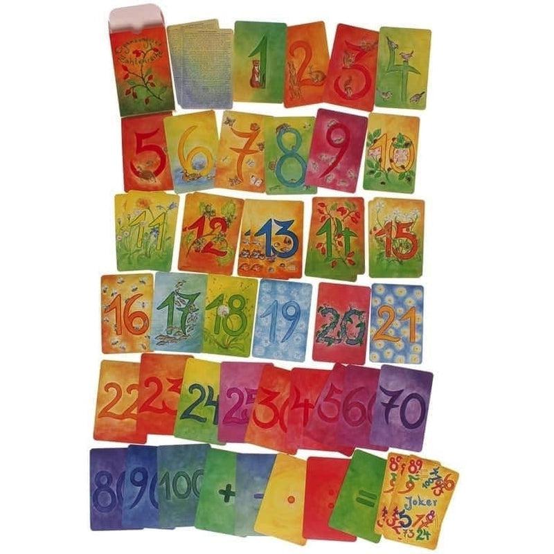 Tarjetas complementarias numéricas de Grimm's en Libélula Azul