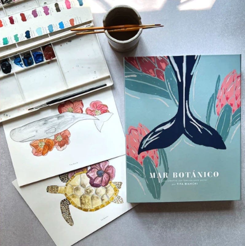 Caja creativa Mar botánico de Libélula Azul en Libélula Azul