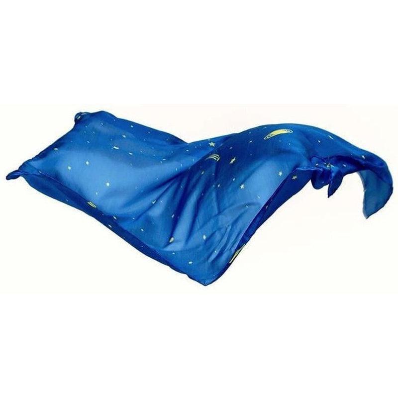 Pañuelo mini encantado estrellado de Sarah's Silks en Libélula Azul