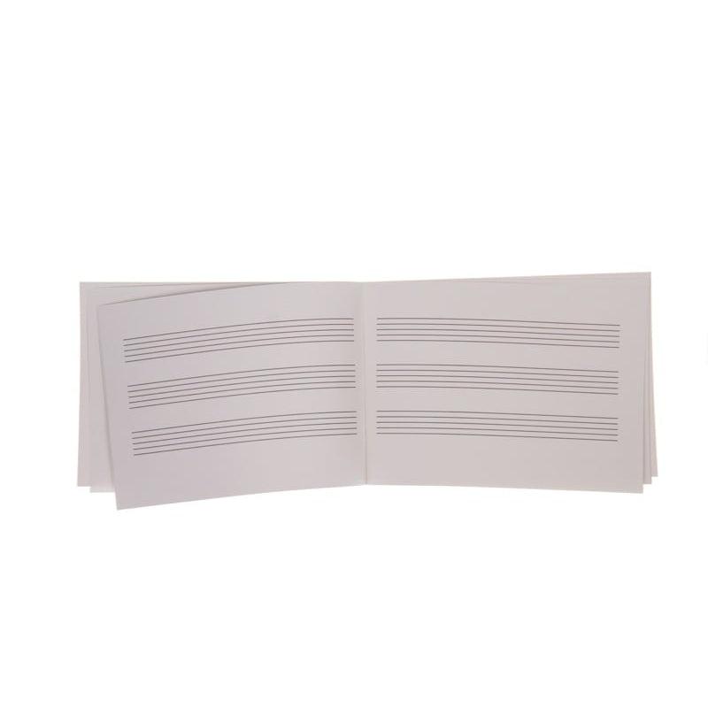 Cuaderno pentagramas de Serclet en Libélula Azul