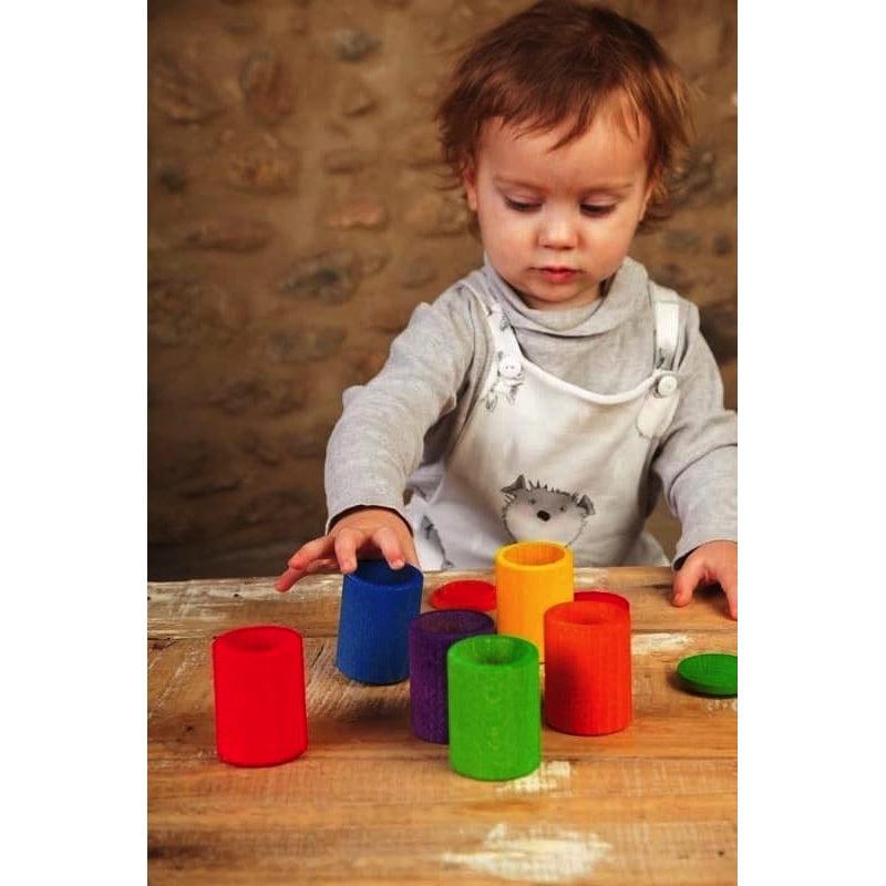 Cubiletes con tapa color de Grapat en Libélula Azul