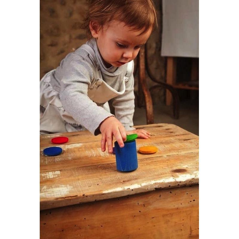 Cubiletes con tapa color de Grapat en Libélula Azul