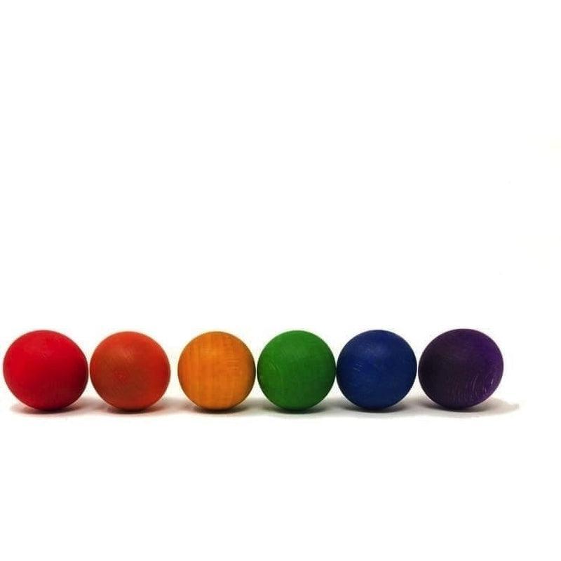 6 bolas arcoiris de Grapat en Libélula Azul