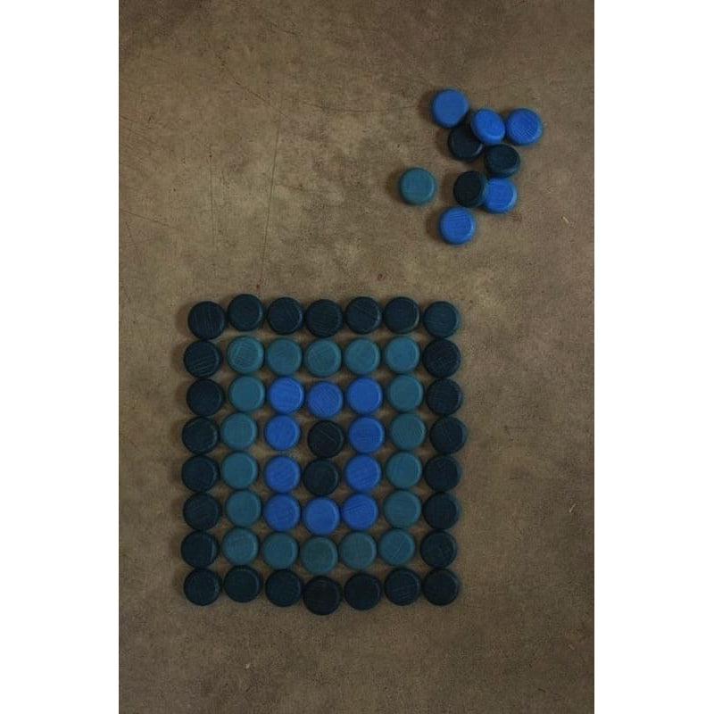 Mandala pequeñas monedas azules de Grapat en Libélula Azul