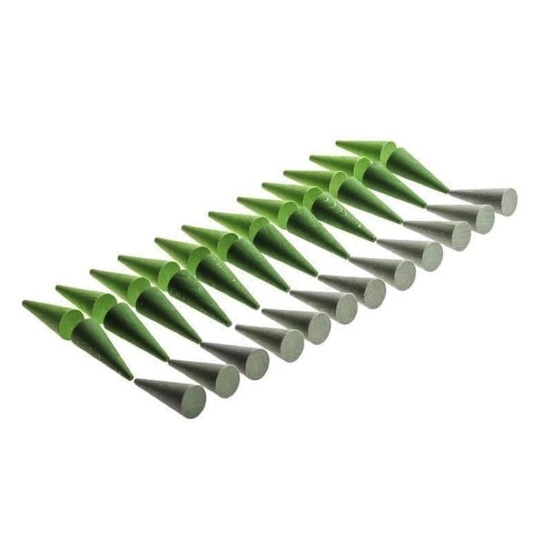 Mandala pequeños conos verdes de Grapat en Libélula Azul