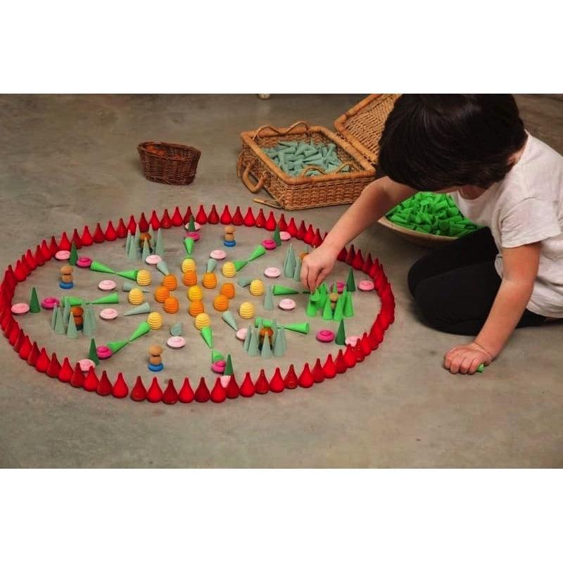 Mandala panales amarillos de Grapat en Libélula Azul