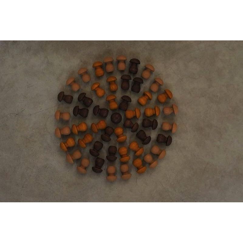 Mandala setas marrones de Grapat en Libélula Azul