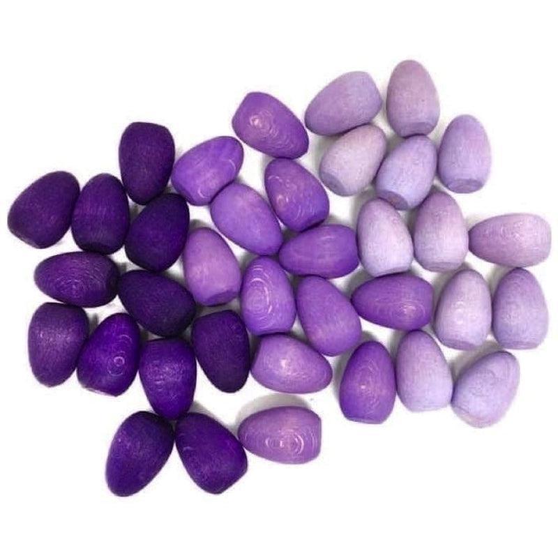Mandala huevos morados