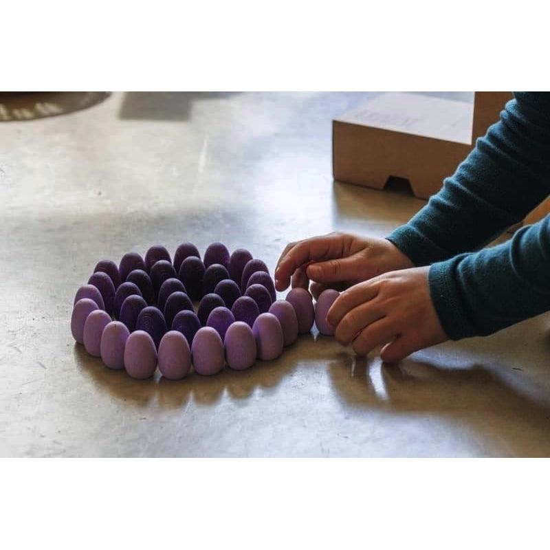 Mandala huevos morados de Grapat en Libélula Azul