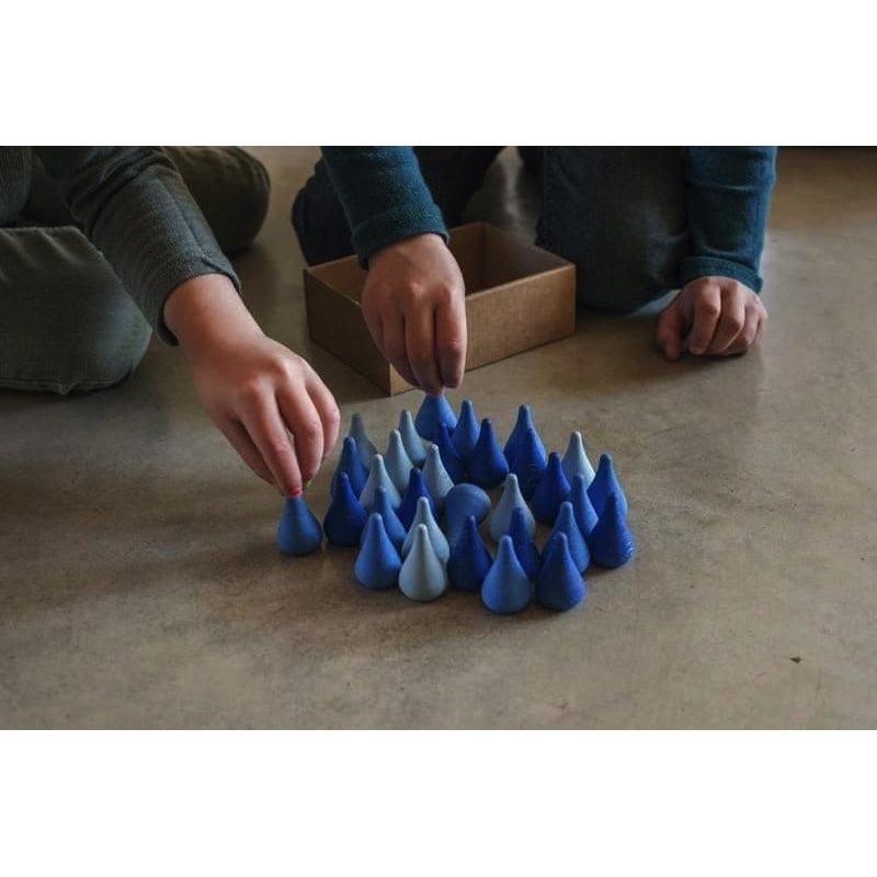 Mandala gotas de agua de Grapat en Libélula Azul