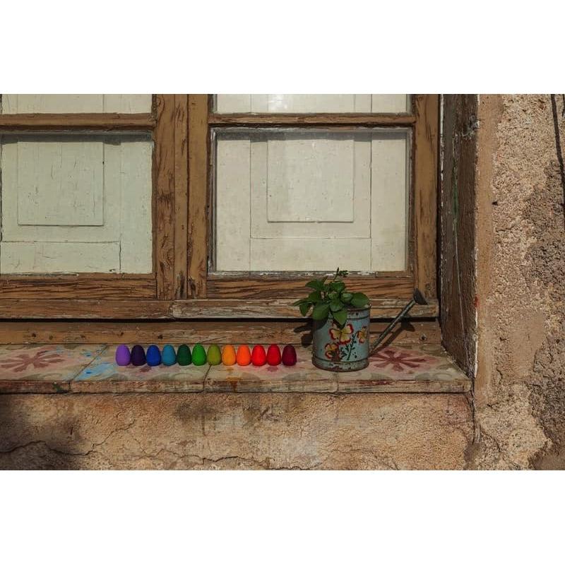 Mandala huevos arcoiris 12 unidades de Grapat en Libélula Azul