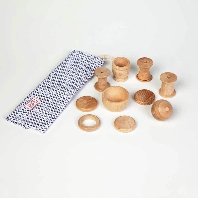 Cesta de los tesoros 10 elementos de Grapat en Libélula Azul