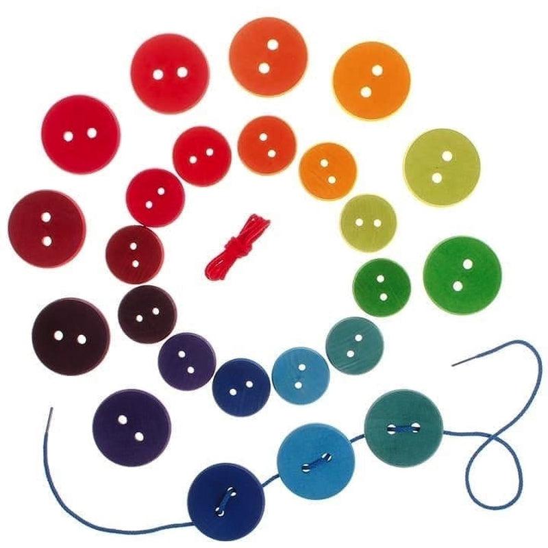 Botones arcoiris grandes de Grimm&#39;s en Libélula Azul