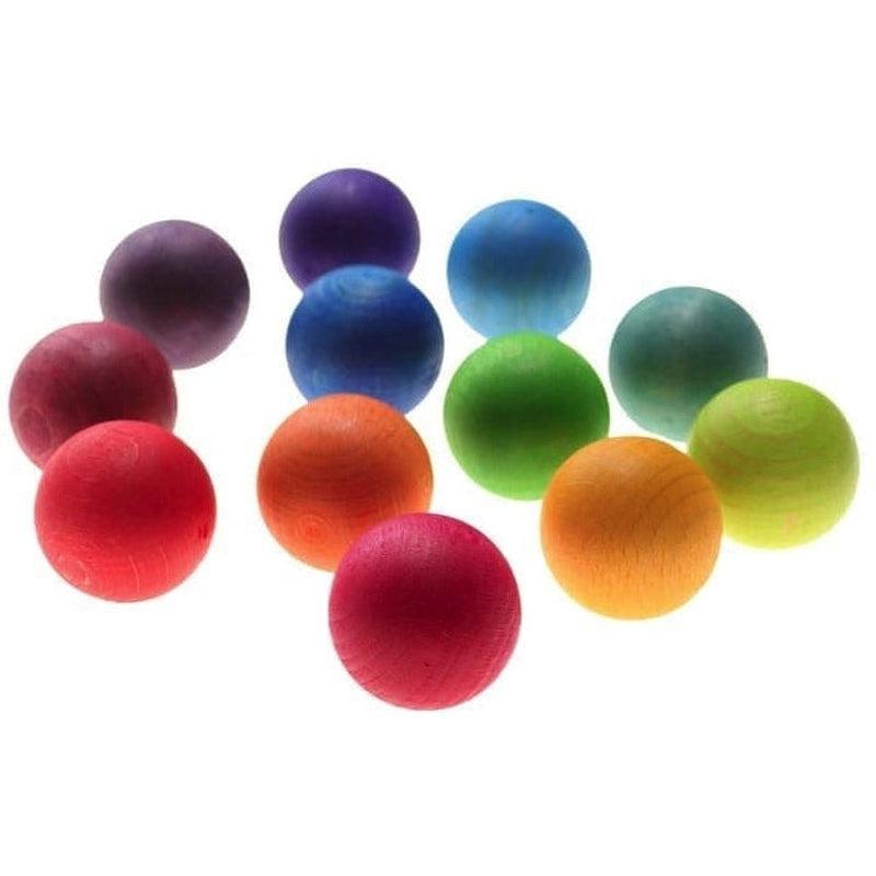 Bolas pequeñas arcoiris