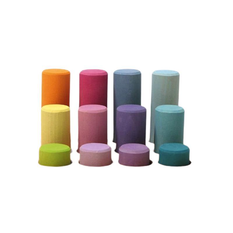 Tablita con rodillos pequeños tonos pastel