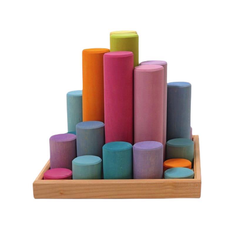 Rodillos grandes tonos pastel