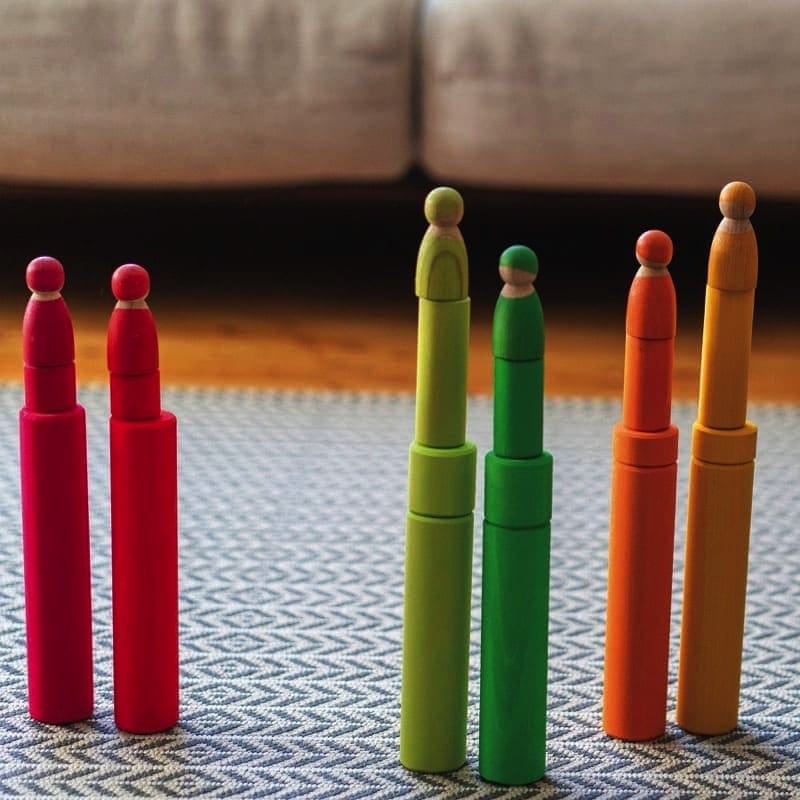 Rodillos grandes arcoiris de Grimm's en Libélula Azul