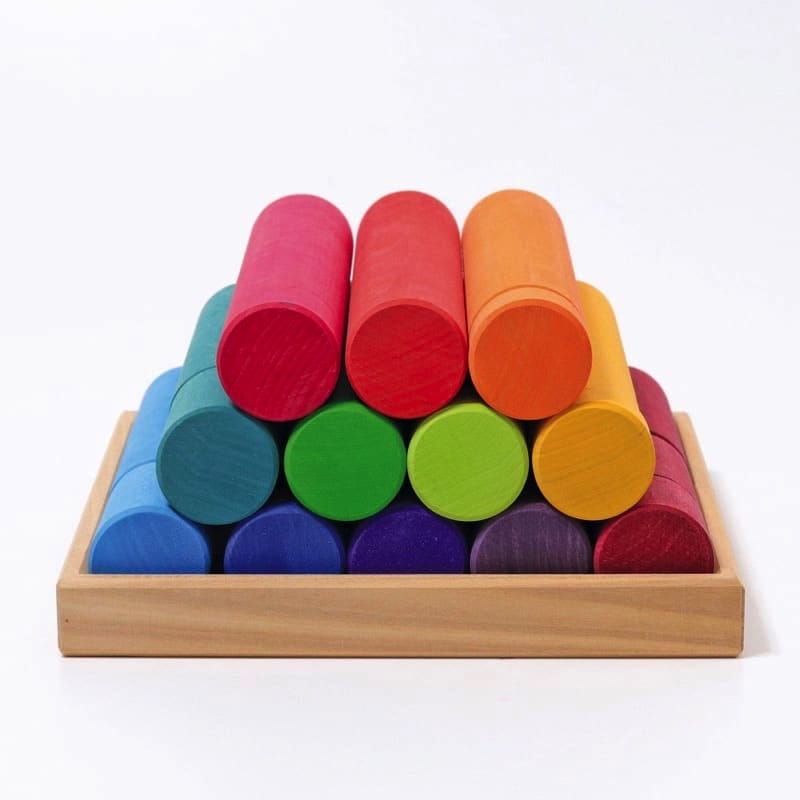 Rodillos grandes arcoiris de Grimm's en Libélula Azul