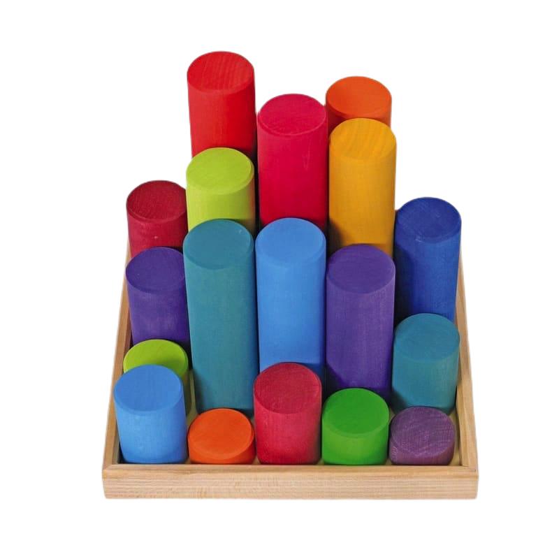 Rodillos grandes arcoiris de Grimm's en Libélula Azul