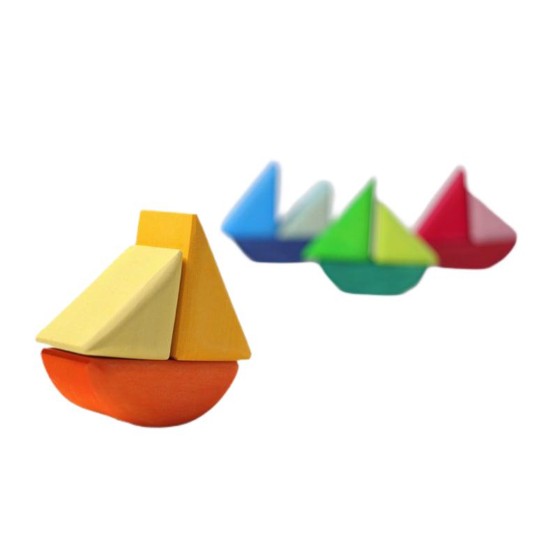 Barquitos de balanceo amarillo de Grimm&#39;s en Libélula Azul