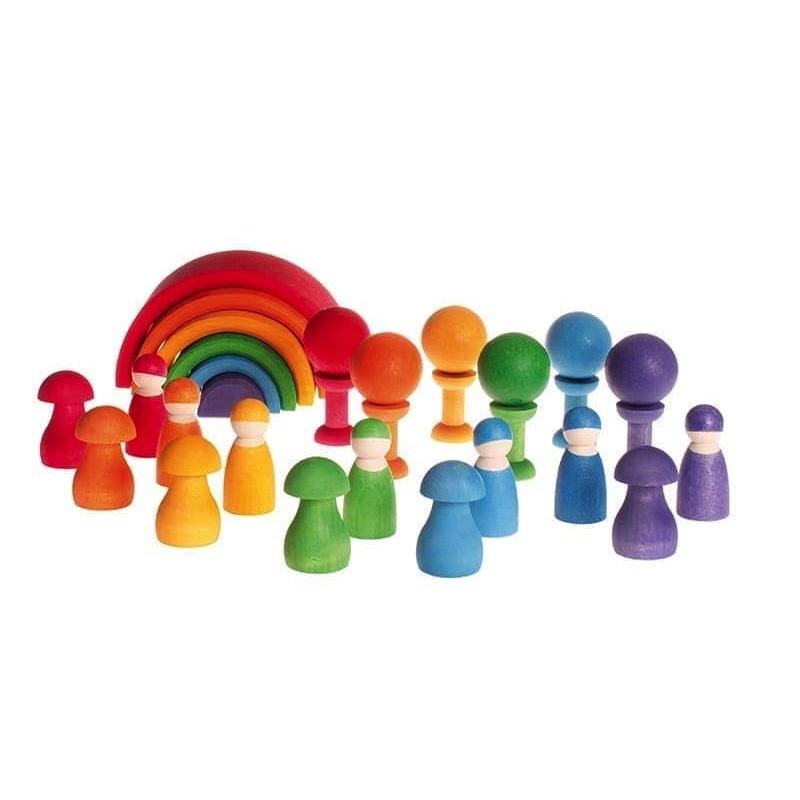 Setas arcoiris de Grimm&#39;s en Libélula Azul