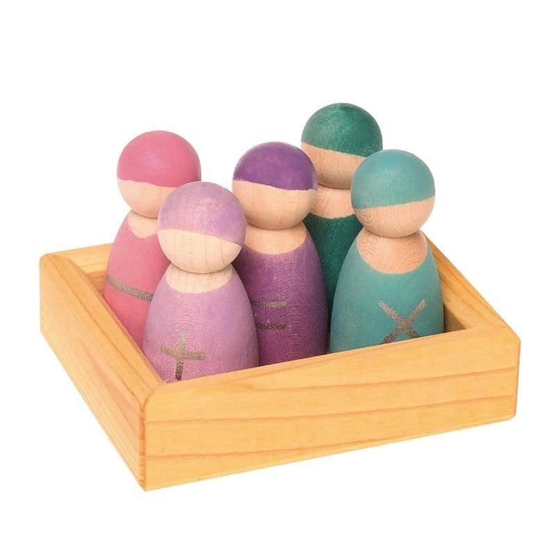 Cinco amigos matemáticos de Grimm&#39;s en Libélula Azul