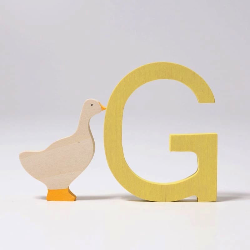 Letra escolar g de Grimm's en Libélula Azul