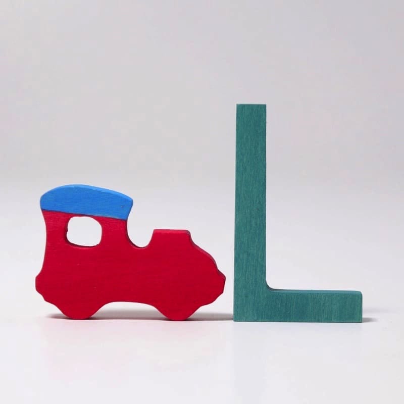 Letra escolar l de Grimm&#39;s en Libélula Azul