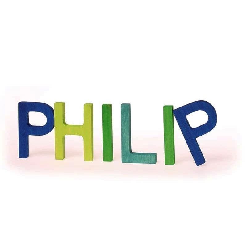 Letra escolar p de Grimm&#39;s en Libélula Azul