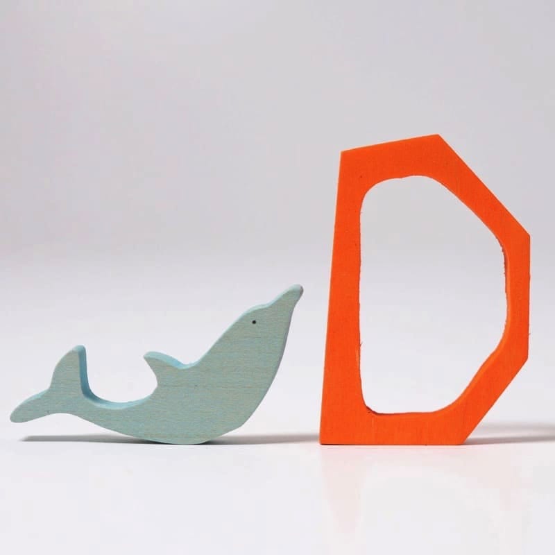 Letra antroposófica d de Grimm&#39;s en Libélula Azul