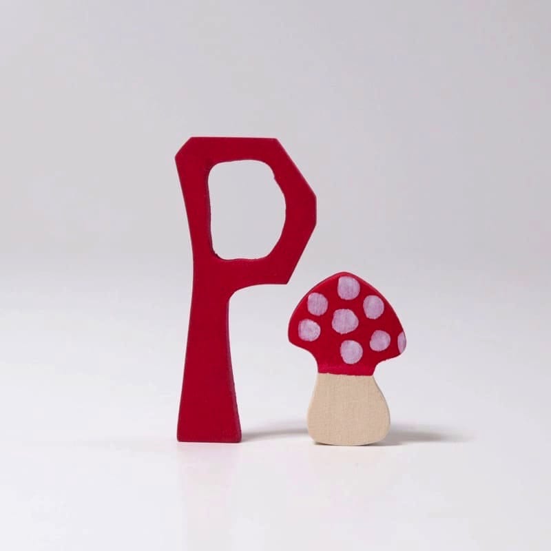 Letra antroposófica p de Grimm's en Libélula Azul