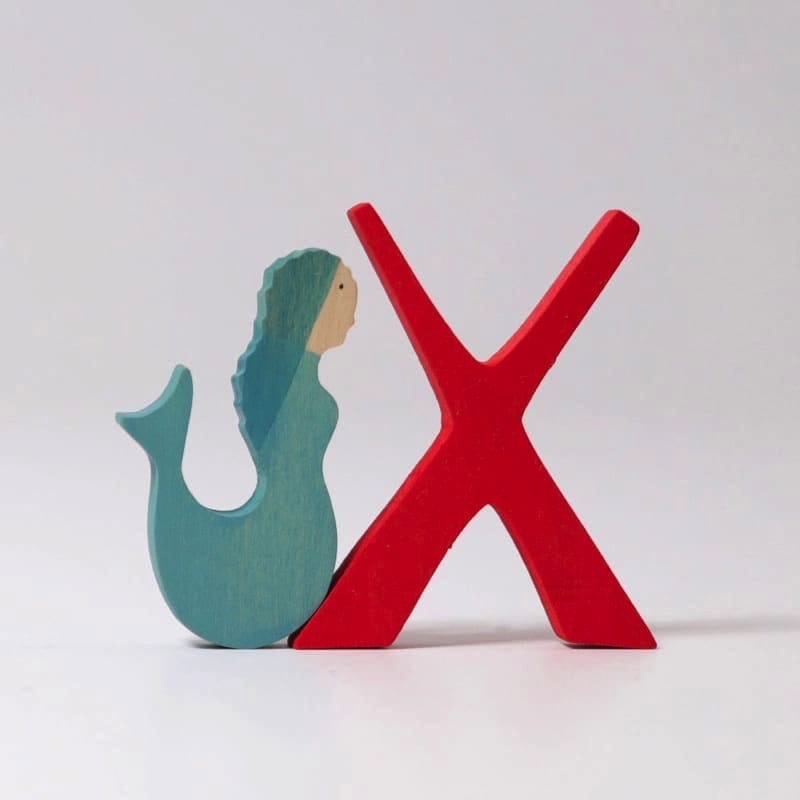 Letra antroposófica x de Grimm's en Libélula Azul