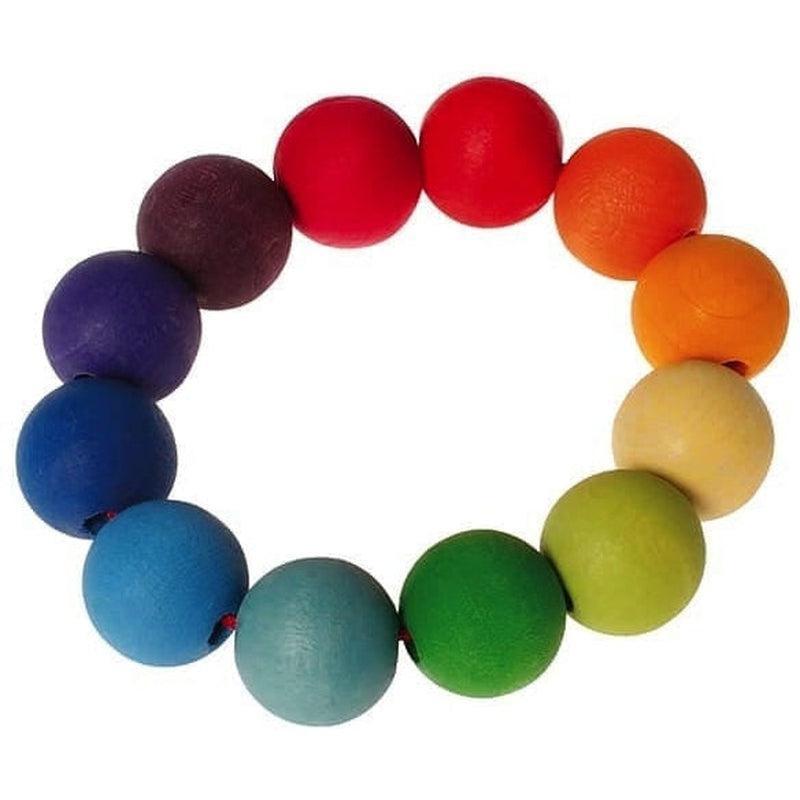 Pulsera perlas arcoiris