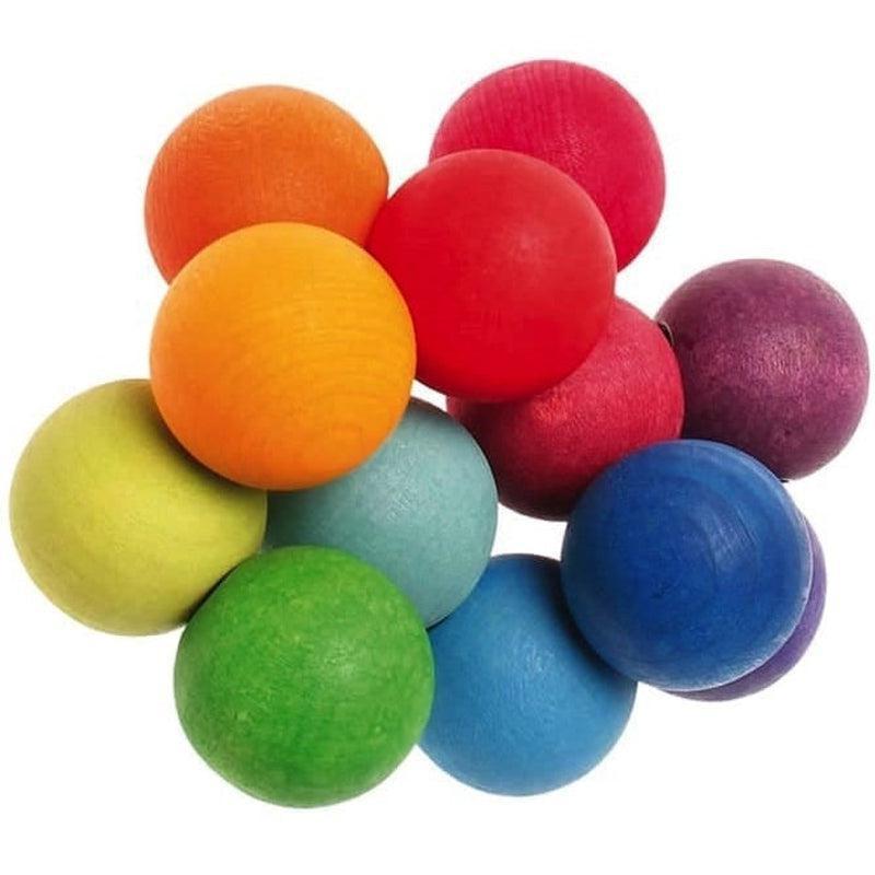 Sonajero bolas arcoiris