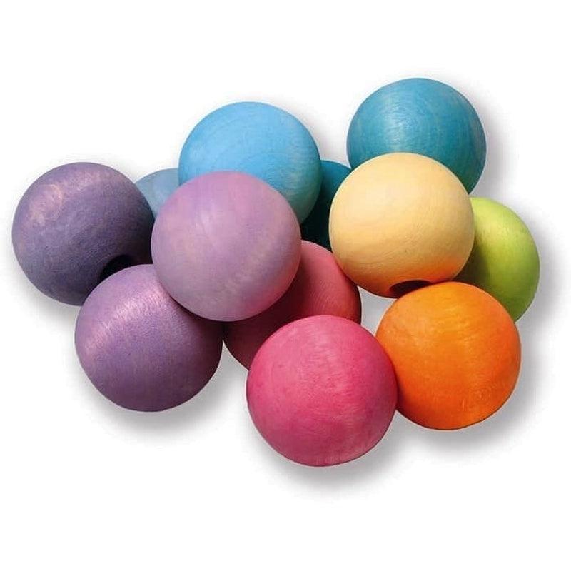 Sonajero bolas tonos pastel