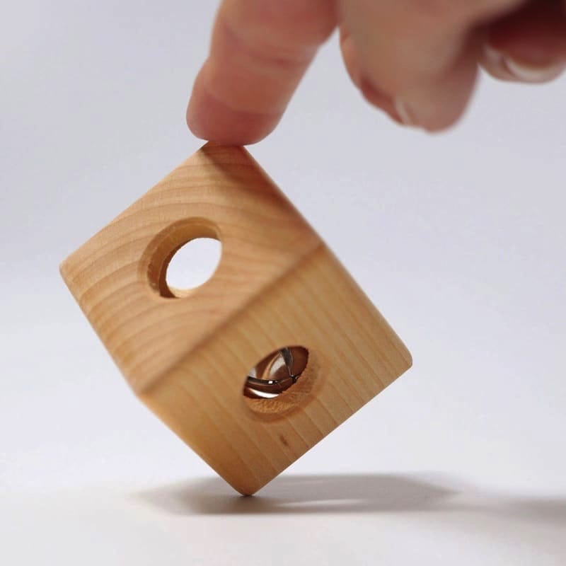 Sonajero cubo con cascabel de Grimm's en Libélula Azul