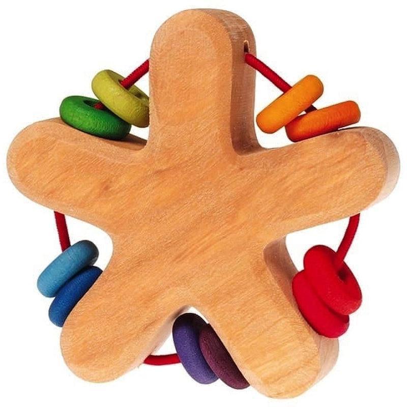 Sonajero estrella arcoiris